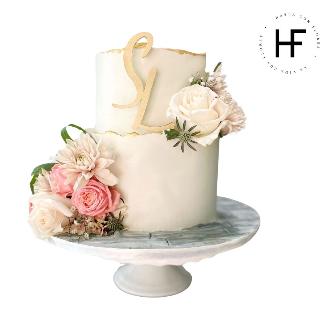 Pasteles con Arte y con Flores Decorativas