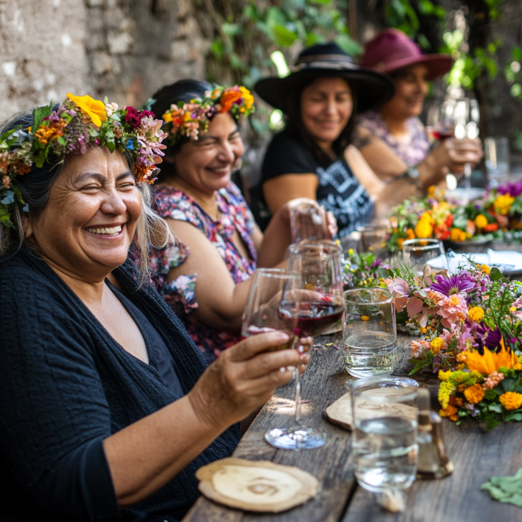 Coronas de flores naturales para la cabeza