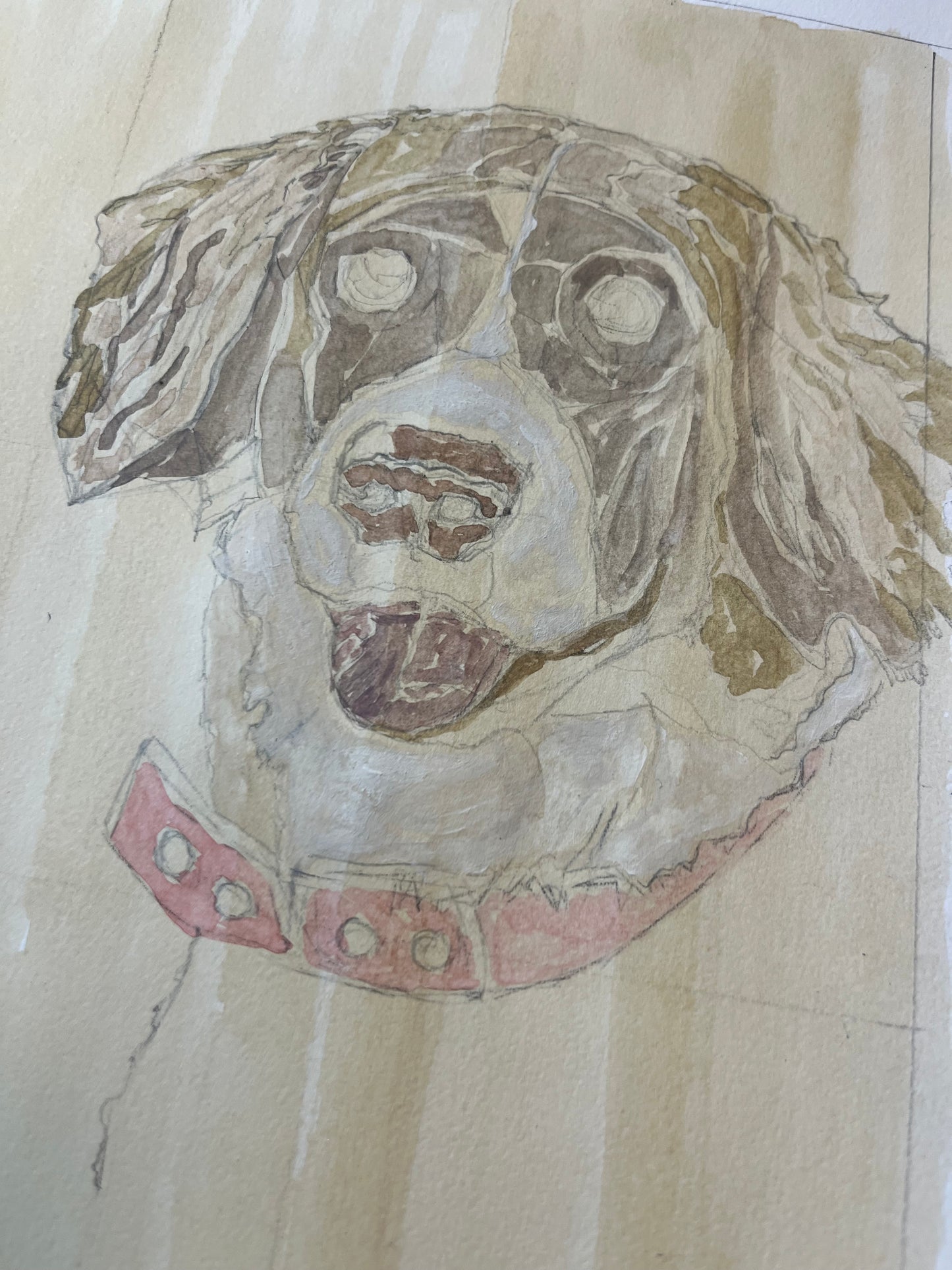 Retrato de tu perro con flores