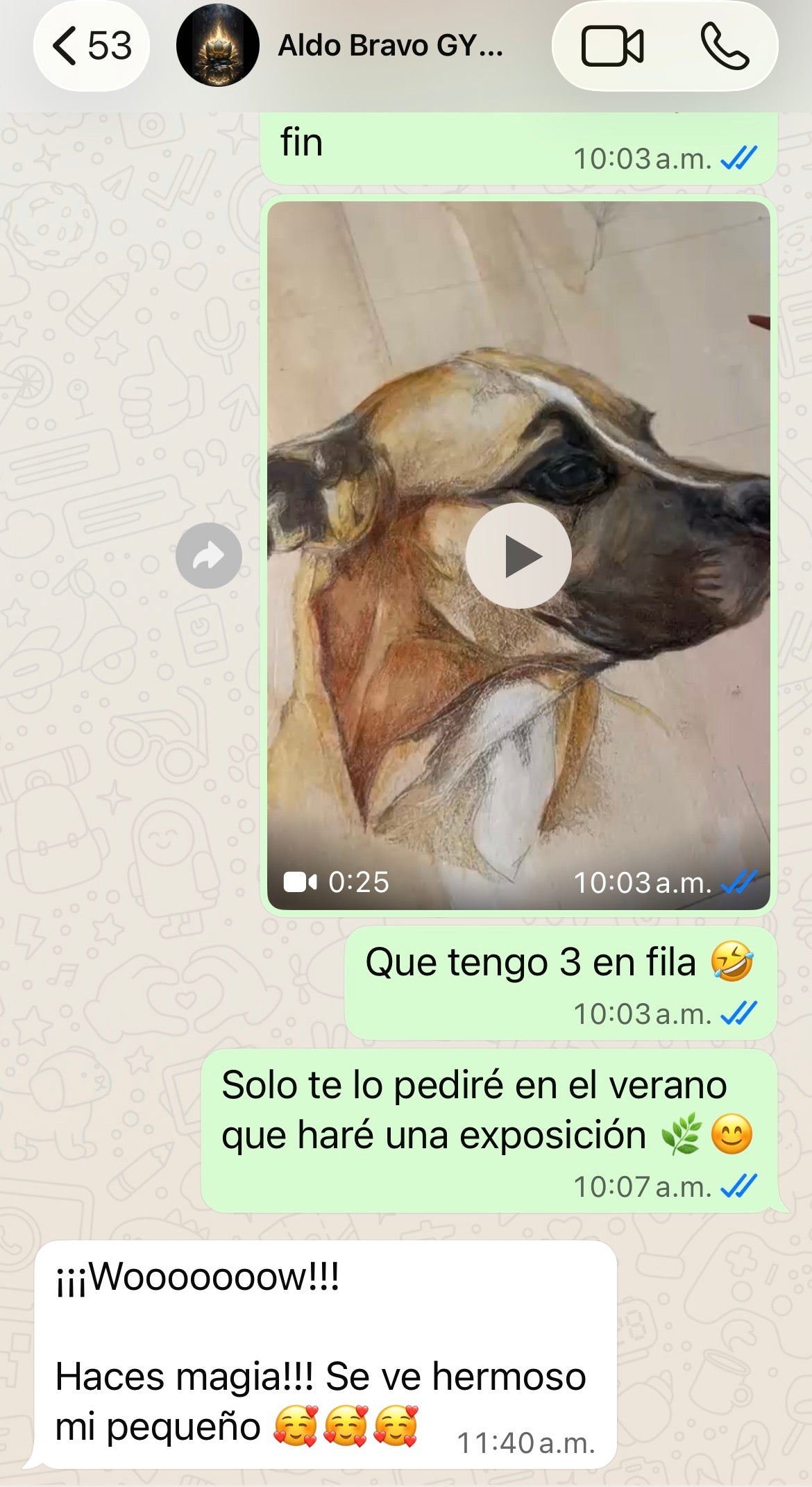 Retrato de tu perro con flores