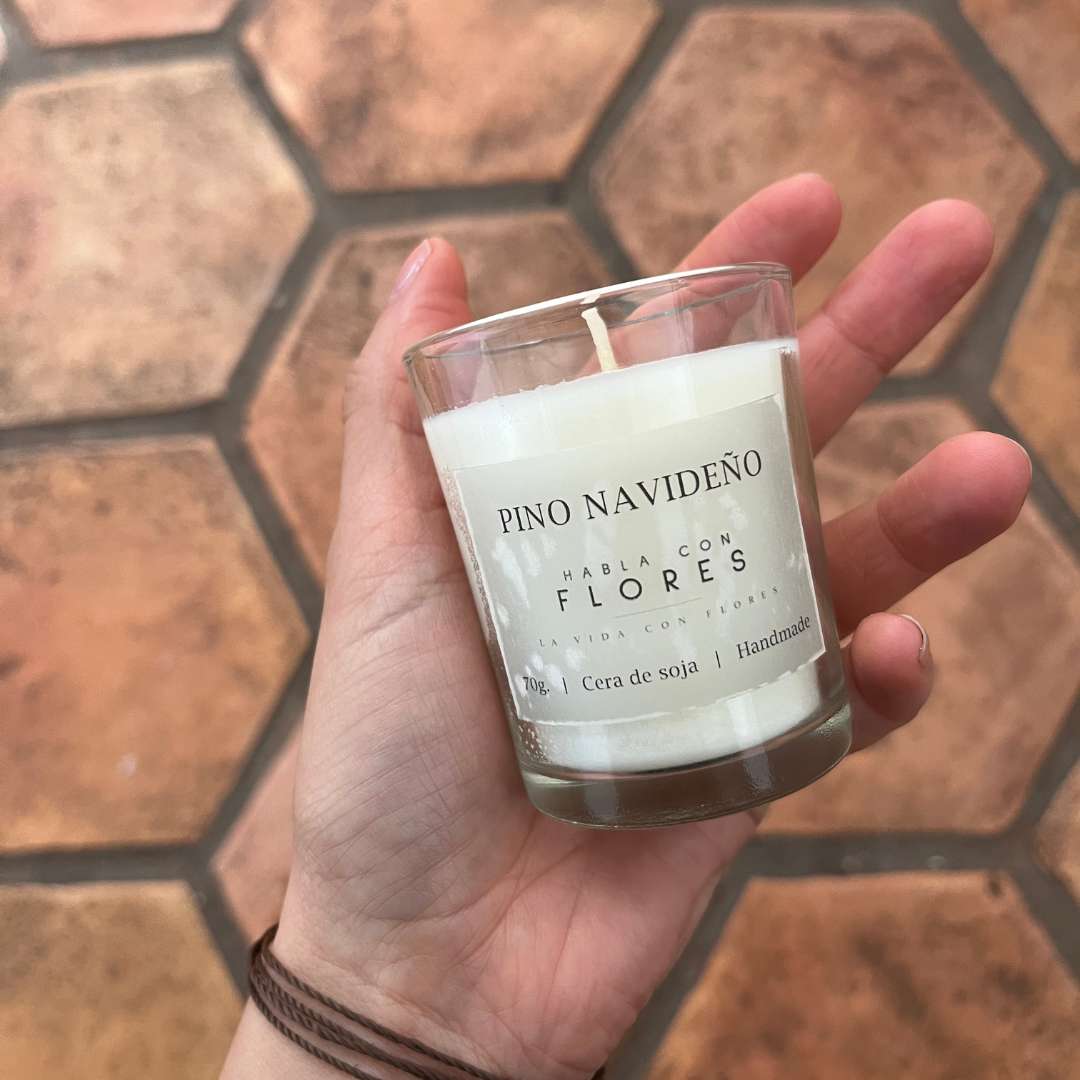 Mini Velas de Soya Florales | Para Recuerdos | Eco Friendly