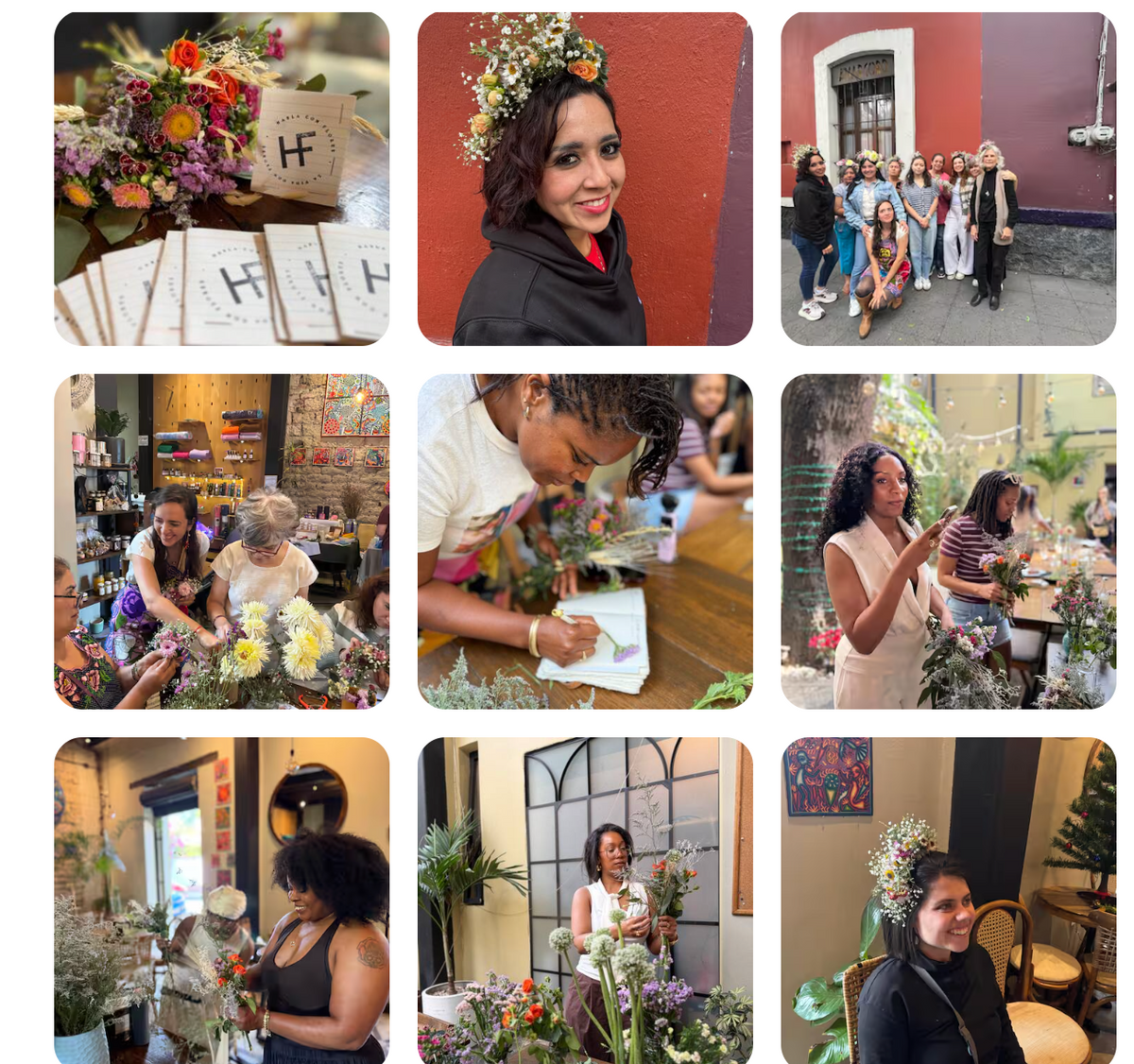 Experiencia | Taller | Coronas florales mamá e hija
